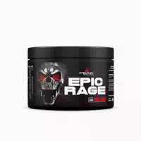 Peak Epic Rage 300g Geschmack Ginger Lemon I Pre Workout Booster I mit Koffein I Fokus & Energie 300 g
