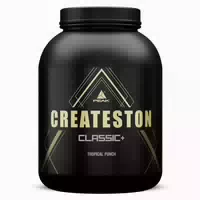 Peak Createston Classic 3090g Geschmack Tropical Punch I 30 Portionen I Post Workout I All In One I Über 60 Schlüsselsubstrate I Proteinquelle: Whey Protein Kollagen I Creatin I Mit Kohlenhydraten 3090 G