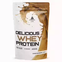 Peak Delicious Whey Protein 900g Geschmack Cookie Milkshake I 30 Portionen I Pulver I Proteinquelle: Molkenprotein Konzentrat Isolat I Ohne Zuckerzusatz I Mit Verdauungsenzym Laktase