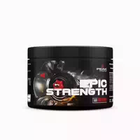 Peak Epic Strength 240g Geschmack Sour Cherry I 30 Portionen I Creatin Kreatin I Creapure I Beta Alanin I Wattsup I Kraftsteigerung I Kraftausdauer I Vegan 240 G