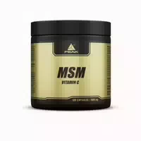 Peak Msm 120 Kapseln I Gelenk Unterstützung I Methyl Sulfonyl Methan I Schlüsselsubstrat Der Kollagenbildung I Mit Vitamin C I Glutenfrei 120 G