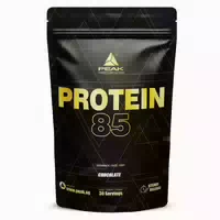 Peak Protein 85 900g Geschmack Chocolate I 30 Portionen I Pulver I Mehrkomponentenprotein I Proteinquelle: Sojaprotein, Casein, Weizenprotein I Vitaminzusatz 900 G
