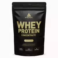 Peak Whey Protein Concentrat 900g Geschmack Marshmallow Choco Biscuit I 30 Portionen I Proteinquelle: Ultrafiltriertes Molkenprotein I Ohne Zuckerzusatz I Reich An Eaas I Zum Muskelaufbau