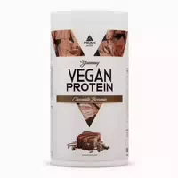 Peak Yummy Vegan Protein 450g Geschmack Chocolate Brownie I 15 Portionen I Proteinquellen: Kürbis, Favabohne, Erbse, Mandel, Hanf I Frei Von Gentechnik I Glutenfrei 450 G