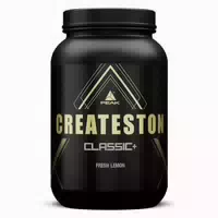 Peak Createston Classic 1648g Geschmack Fresh Lemon I 15 Portionen I Post Workout I All In One I Über 60 Schlüsselsubstrate I Mit Whey Isolat, Hydrolysat, Kollagen I Creatin I Kohlenhydratmatrix I Muskelaufbau