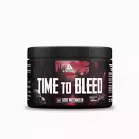Peak Time To Bleed 225g Geschmack Black Pomegranate I 15 Portionen I Pre Workout Booster Für Fokus, Konzentration & Energie I Mit Zynamite, Cognizin Und Enxtra I Erhöhter Koffeingehalt
