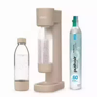 Dafi Wassersprudler Pushair Inkl 1 Co2 Zylinder und 0,7l Flasche