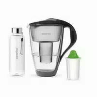 Glas Wasserfilter Inkl 1 Kartusche Plus Glasflasche