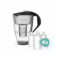 Pearlco Glas Wasserfilter Inkl 12 Filterkartuschen