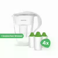 Pearlco Glas Wasserfilter Inkl 12 Filterkartuschen