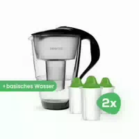 Pearlco Glas Wasserfilter Inkl 6 Filterkartuschen
