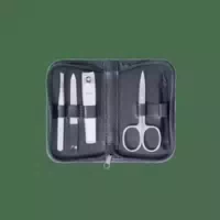 Maniküre und Pediküre Etui, Schwarz