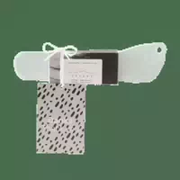 Naturseifen Geschenk Set mit Ruck Fußfeile Pastell Mint, Woods Alpenkräuter & Salbei