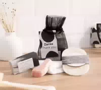 Naturseifen Geschenk Set mit Seifenablage aus Luffa, Desert Nelke & Patchouli