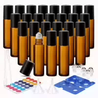 10ml Ätherische Öle Roller Glasflaschen, 24er Set 1 st
