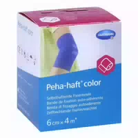 Peha Haft Color Fixierbinde Latexf 6 Cmx4 m Blau