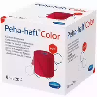 Peha Haft Color Fixierbinde Latexf 8 Cmx20 M Rot 1 St Binden