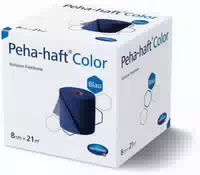 Peha Haft Color Fixierbinde Latexfrei 21 m X 8 cm Blau