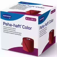 Peha Haft Color Latexfrei Fixierbinde 8 cm X 20 m Rot
