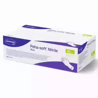 Peha Soft Nitrile Blue Unt Hands Unsteril Pf L