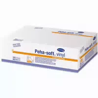 Peha Soft Vinyl Powderfree Untersuchungshandschuh Gr m 7 8
