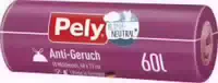 Pely Anti Geruch Müllbeutel mit Zugband 60 Liter