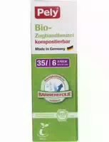 Pely Bio Zugbandbeutel Kompostierbar 35 Liter