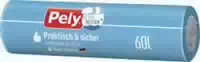 Pely Müllbeutel Praktisch & Sicher 60 Liter