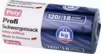 Pely Profi Schwergutsäcke mit Verschlussband 120 Liter
