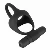 Penis Und Hodenring Vibrating Cock & Ball Ring | Mit Vibrobullet | Black Velvets
