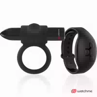 Penisring Cameron mit Vibration und Fernbedienung | 10 Vibrationsmodi | Black&silver