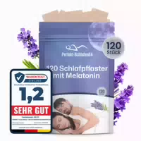 Perfekt Schlafen24 – 120x Tiefschlafpflaster Mit Melatonin 120 St