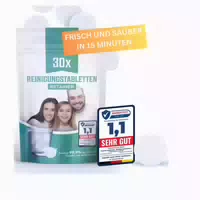 Perfekt Schlafen24 – 30x Reinigungstabletten Zahnspangen 30 st