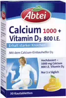Abtei Calcium 1000 D3 Osteo Vital Kautabletten