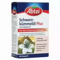 Abtei Schwarzkümmelöl Plus 48 St Kapseln