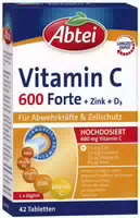 Abtei Vitamin C 600 Forte 42 st Tabletten