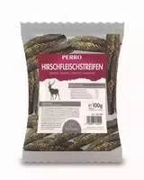 Perro Hirschfleischstreifen Energiereicher Kausnack für Hunde