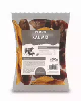 Perro Kaumix Natur Abwechslungsreicher Kausnack für Hunde