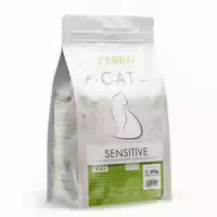Perro Cat Premium Trockenfutter Sensitive Katze Adult