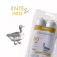 Perro Delikatessrolle No 2 Ente Hirse Monoprotein Hundewurst