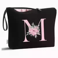 Personalisierte Kosmetiktasche A Z Buchstaben Thermotransfer 1 st