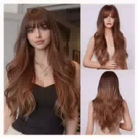 Perücke Wellenbob Pony Damen Synthetik Honigblond 14 Inch Ho 1 st