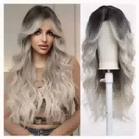Perücke Gewellt Blonde Synthetikhaar Hitzebeständig Gemischt 1 st