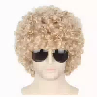 Perücke Herren 3er Set 70er Disco Blond Schwarz Leinen Gold 1 st