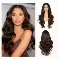 Perücke Lace Front 13x4 Synthetisch Balayage 26 Inch Damen D 1 st
