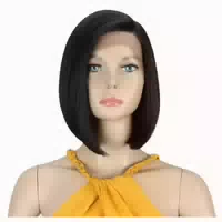 Perücke Lace Front Bob Damen Kunsthaar 24 cm 1er Pack Schw 1 st