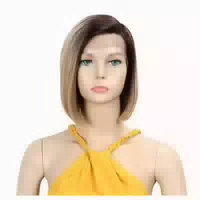 Perücke Lace Front Bob Damen Kunsthaar 24 cm 1er Pack Schw 1 st