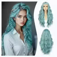 Perücke Lacefront Synthetisch 13x3 24inch Körperwelle Ombre 1 st