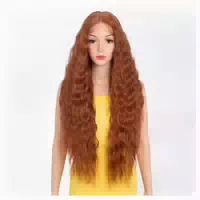 Perücke Lace Front Wasserwellig 76cm Kupferbraun 75 cm 130t 1 st