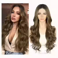 Perücke Lacefront Synthetisch Körperwelle Balayage 26inch Go 1 st